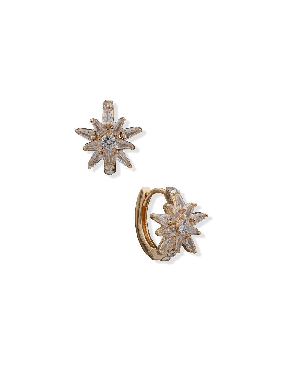 Earring Anne Klein Starburst Hoop   | MWO-5584906